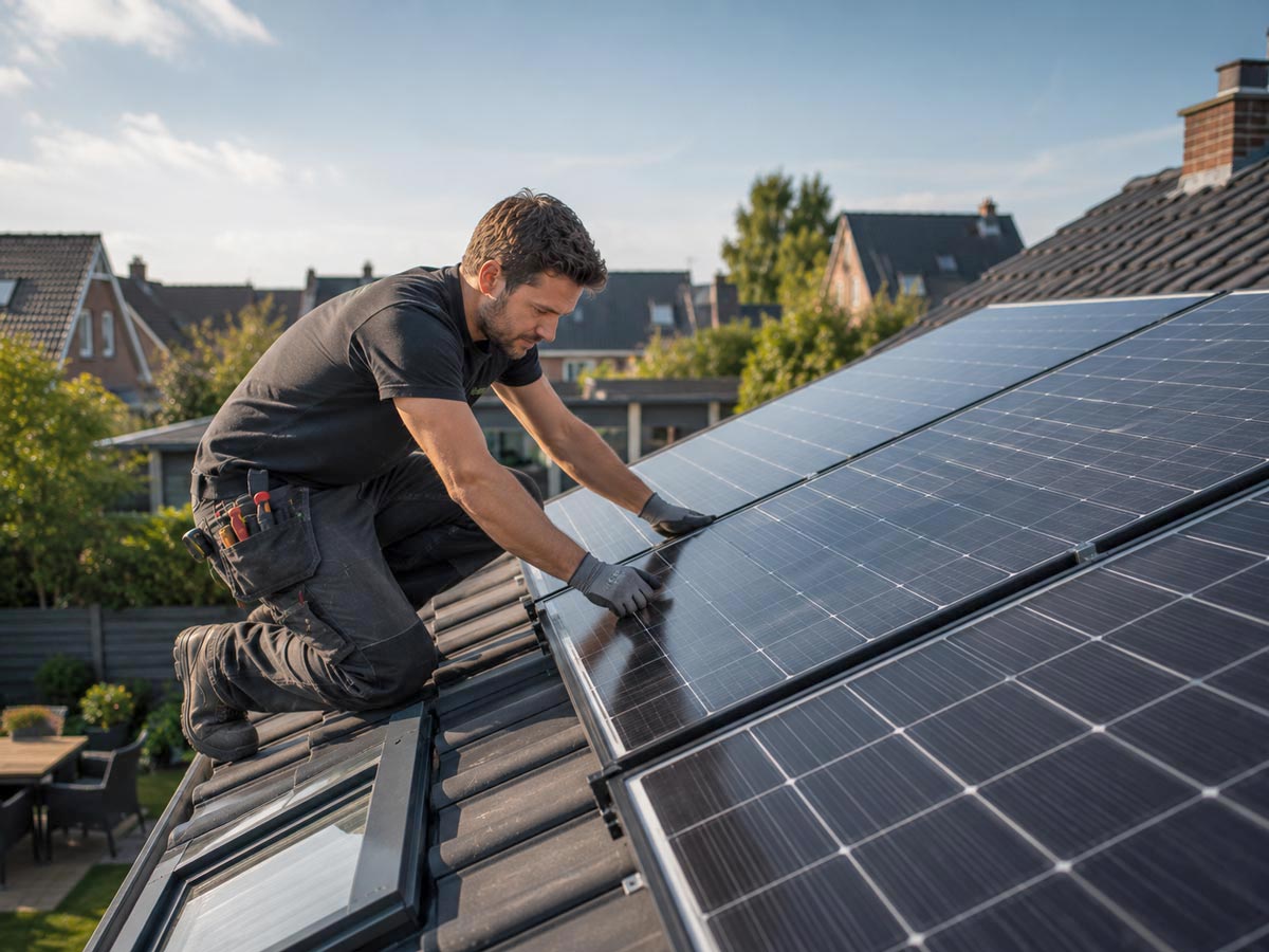 Zonnepanelen plaatsen